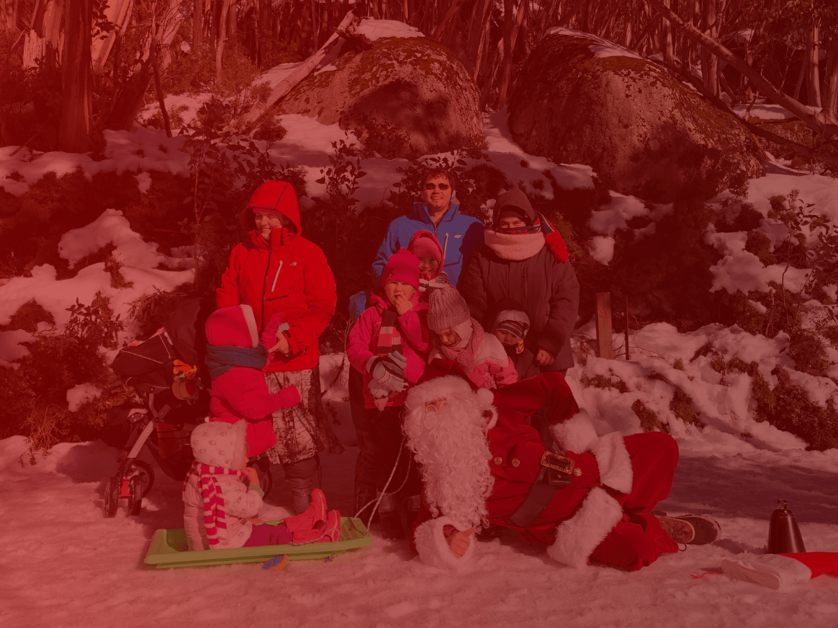 Christmas in the snow