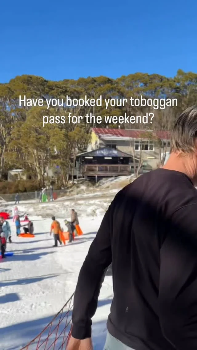 Have you booked your toboggan pass for the weekend?