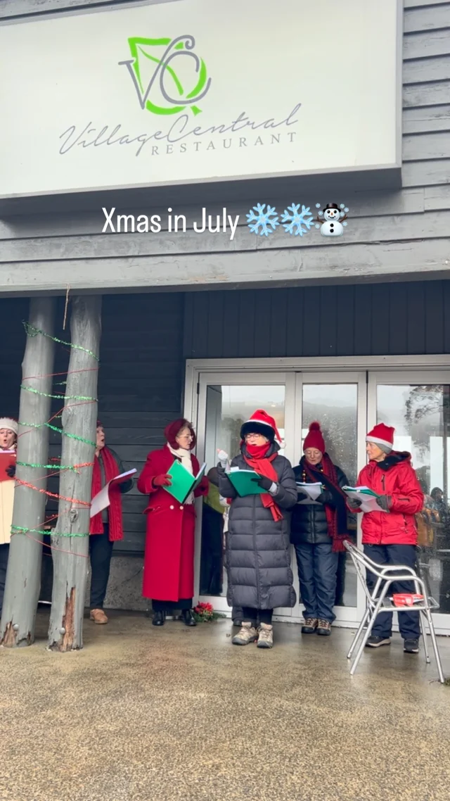 Carolers are caroling!