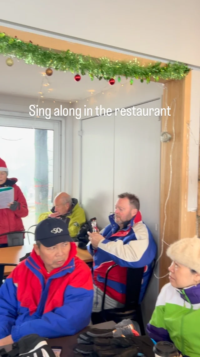 Sing along in the restaurant
